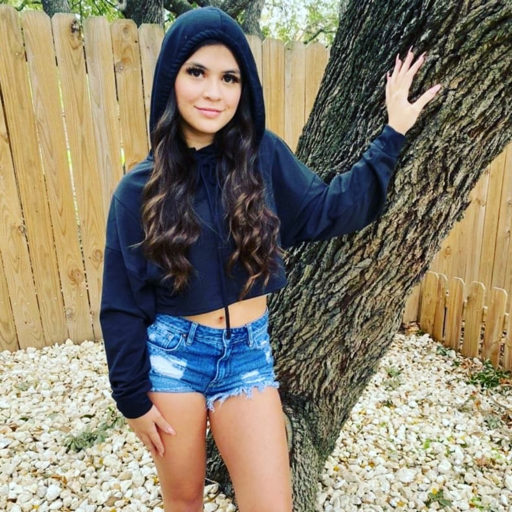 Crop top hoodie